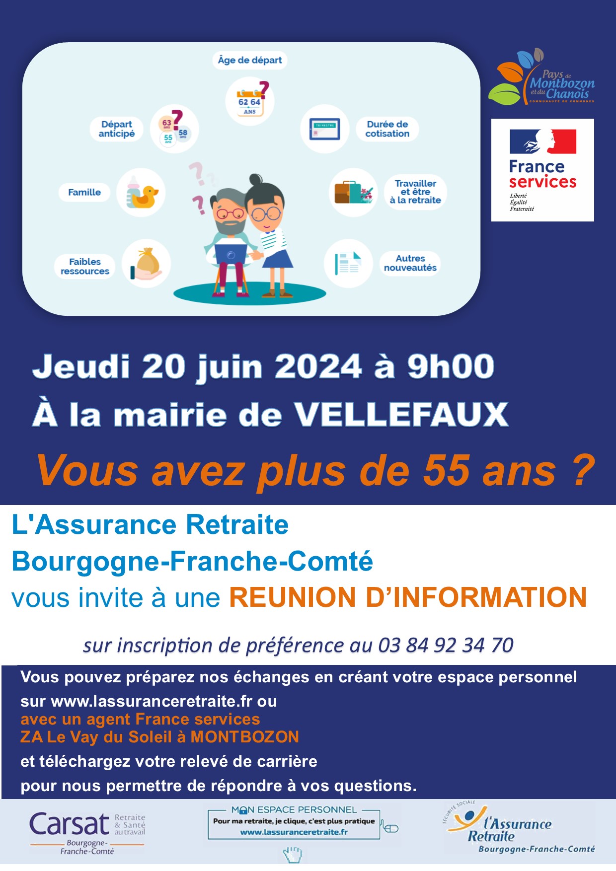 CARSAT Affiche Vellefaux 2024